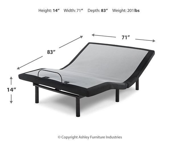 Chime 10 Inch Hybrid Mattress with Adjustable Base at Towne & Country Furniture (AL) furniture, home furniture, home decor, sofa, bedding