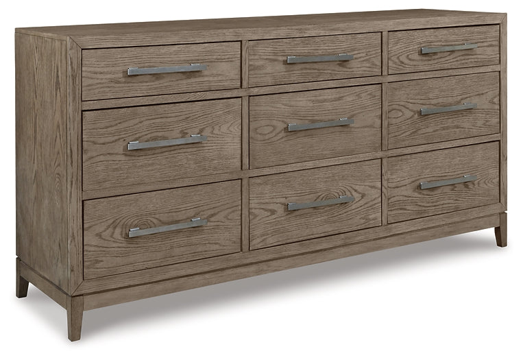 Chrestner King Panel Bed with Dresser at Towne & Country Furniture (AL) furniture, home furniture, home decor, sofa, bedding