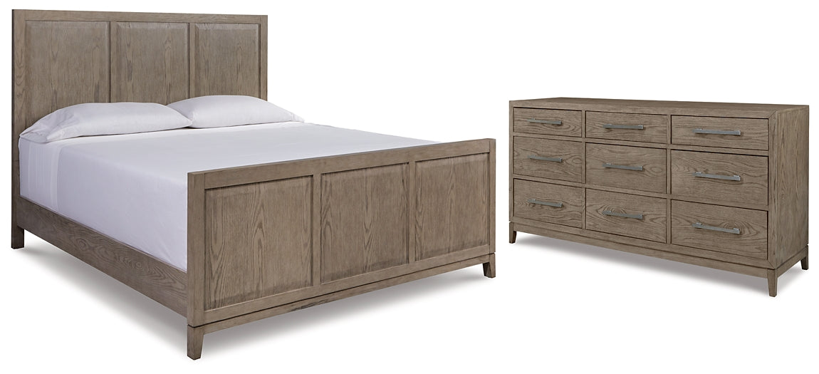 Chrestner Queen Panel Bed with Dresser at Towne & Country Furniture (AL) furniture, home furniture, home decor, sofa, bedding