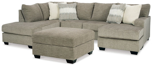 Creswell 2-Piece Sectional with Ottoman at Towne & Country Furniture (AL) furniture, home furniture, home decor, sofa, bedding