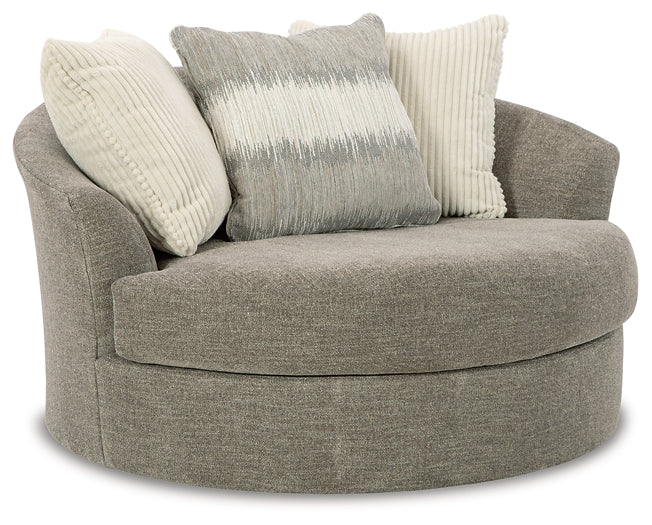 Creswell Oversized Swivel Accent Chair at Towne & Country Furniture (AL) furniture, home furniture, home decor, sofa, bedding