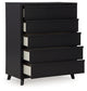 Danziar Five Drawer Wide Chest at Towne & Country Furniture (AL) furniture, home furniture, home decor, sofa, bedding