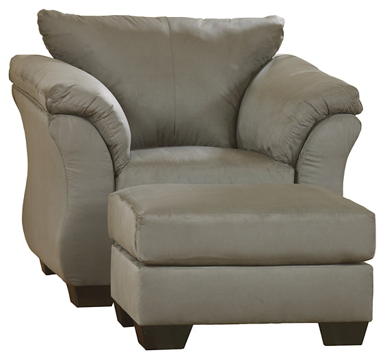 Darcy Chair and Ottoman at Towne & Country Furniture (AL) furniture, home furniture, home decor, sofa, bedding