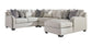 Dellara 4-Piece Sectional with Chaise at Towne & Country Furniture (AL) furniture, home furniture, home decor, sofa, bedding