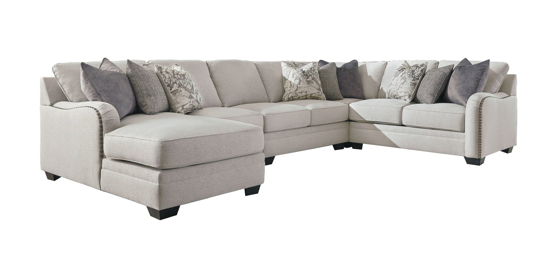 Dellara 5-Piece Sectional with Chaise at Towne & Country Furniture (AL) furniture, home furniture, home decor, sofa, bedding