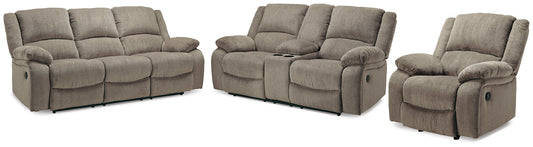 Draycoll Sofa, Loveseat and Recliner at Towne & Country Furniture (AL) furniture, home furniture, home decor, sofa, bedding