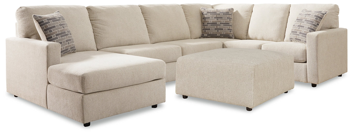 Edenfield 3-Piece Sectional with Ottoman at Towne & Country Furniture (AL) furniture, home furniture, home decor, sofa, bedding