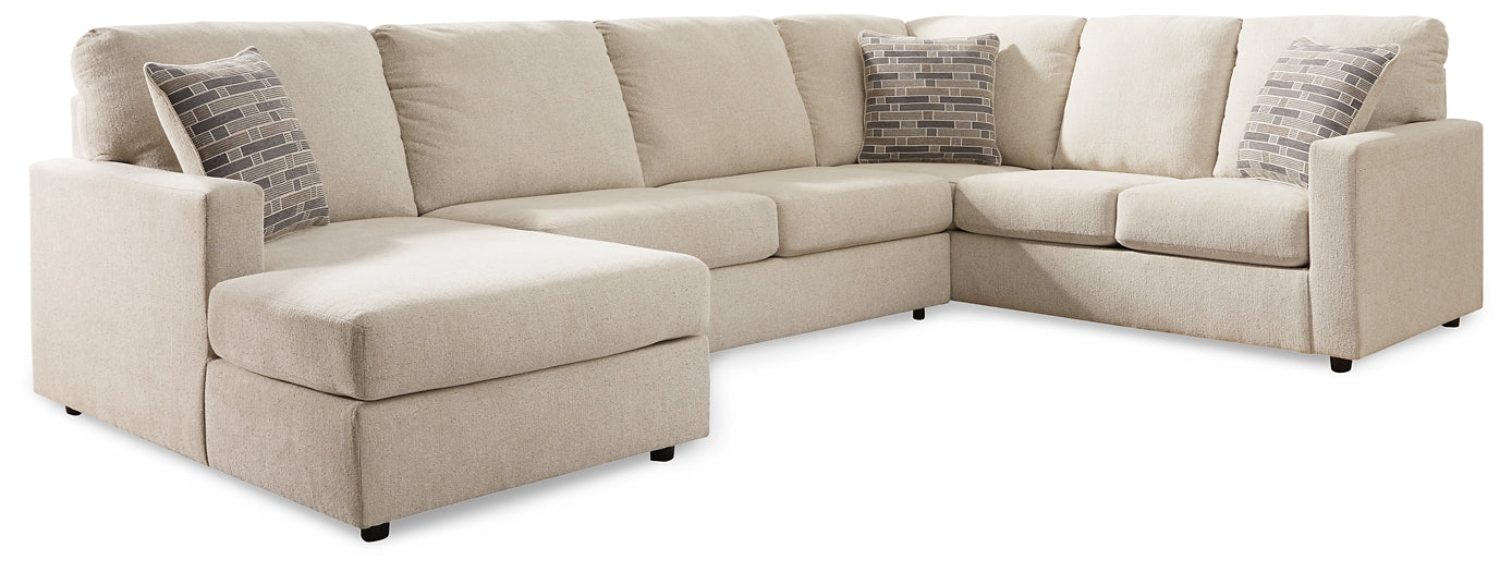 Edenfield 3-Piece Sectional with Ottoman at Towne & Country Furniture (AL) furniture, home furniture, home decor, sofa, bedding