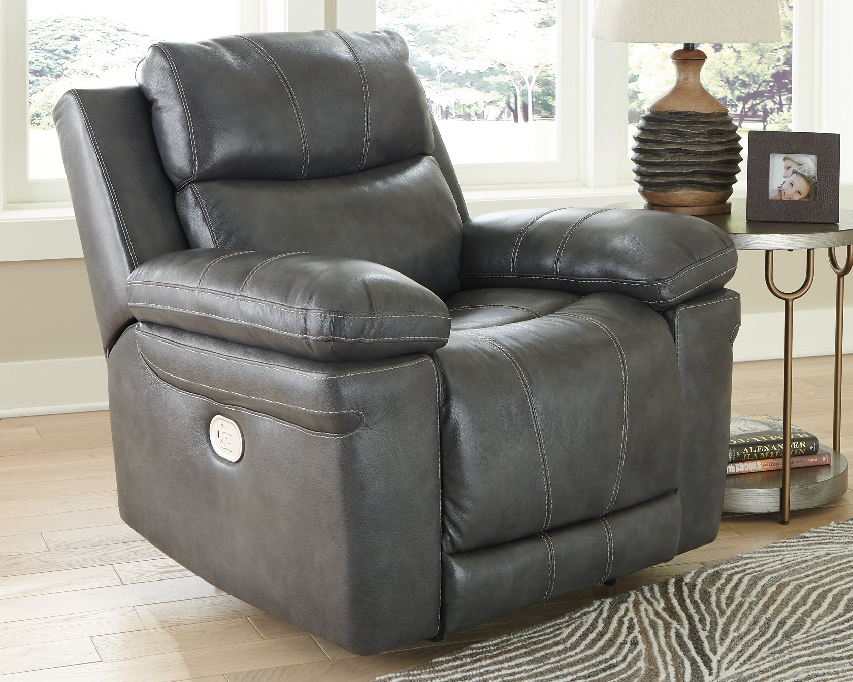 Edmar PWR Recliner/ADJ Headrest at Towne & Country Furniture (AL) furniture, home furniture, home decor, sofa, bedding