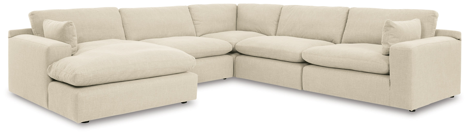 Elyza 5-Piece Sectional with Ottoman at Towne & Country Furniture (AL) furniture, home furniture, home decor, sofa, bedding