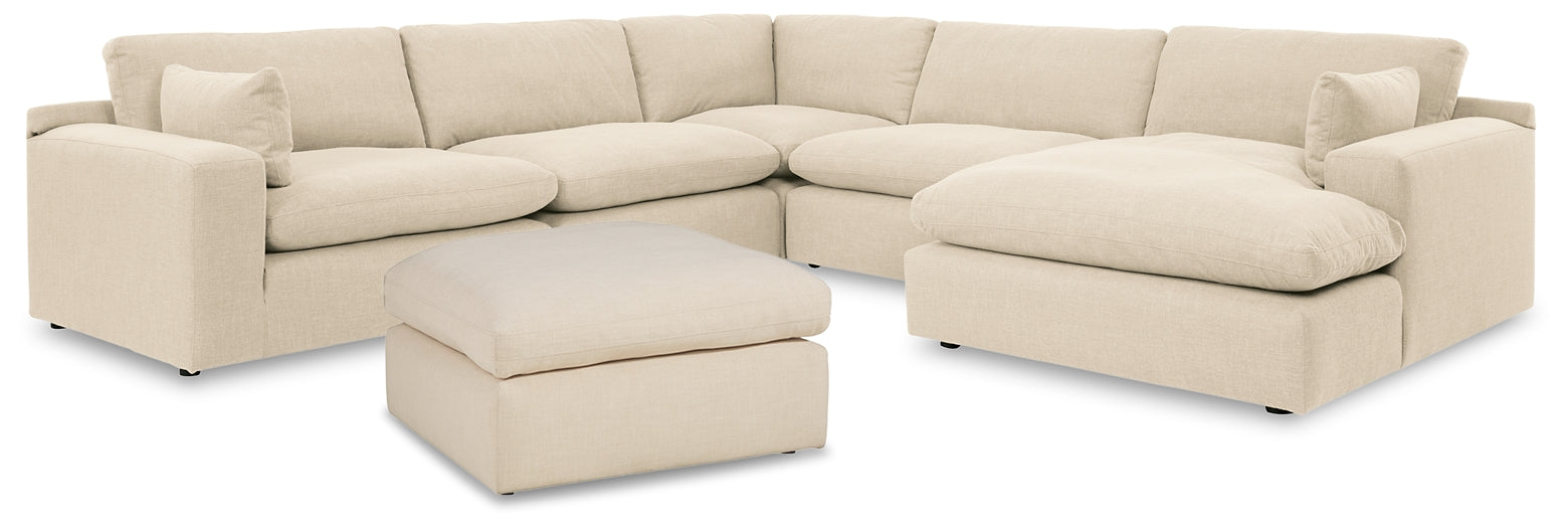 Elyza 5-Piece Sectional with Ottoman at Towne & Country Furniture (AL) furniture, home furniture, home decor, sofa, bedding