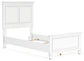 Fortman Twin Panel Bed with Mirrored Dresser and 2 Nightstands at Towne & Country Furniture (AL) furniture, home furniture, home decor, sofa, bedding