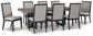 Foyland Dining Table and 8 Chairs at Towne & Country Furniture (AL) furniture, home furniture, home decor, sofa, bedding