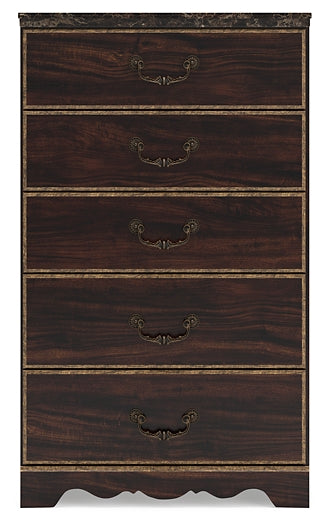 Glosmount Five Drawer Chest at Towne & Country Furniture (AL) furniture, home furniture, home decor, sofa, bedding