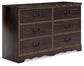 Glosmount Six Drawer Dresser at Towne & Country Furniture (AL) furniture, home furniture, home decor, sofa, bedding