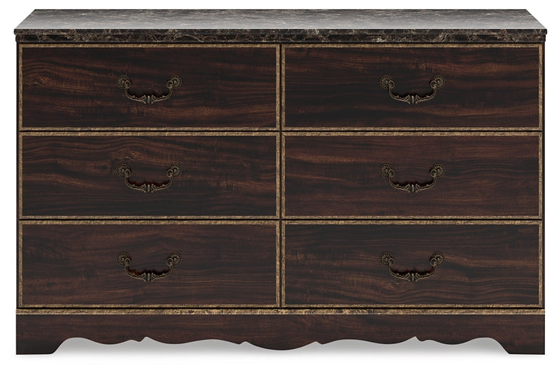 Glosmount Six Drawer Dresser at Towne & Country Furniture (AL) furniture, home furniture, home decor, sofa, bedding