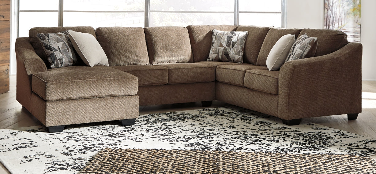 Graftin 3-Piece Sectional with Chaise at Towne & Country Furniture (AL) furniture, home furniture, home decor, sofa, bedding