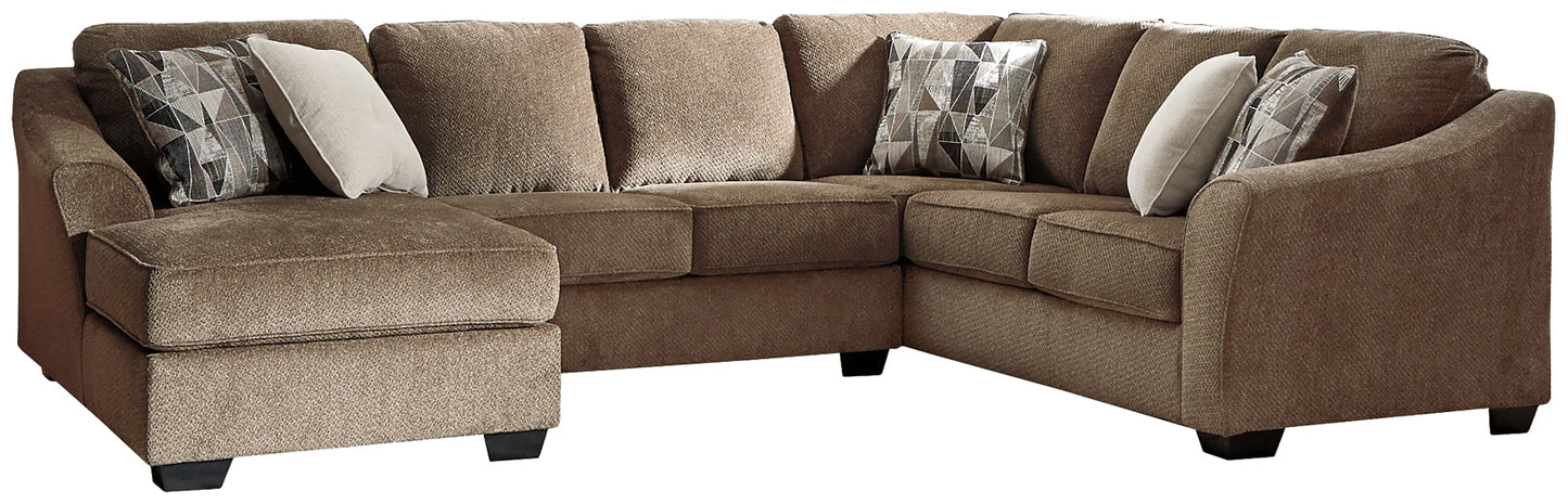 Graftin 3-Piece Sectional with Chaise at Towne & Country Furniture (AL) furniture, home furniture, home decor, sofa, bedding