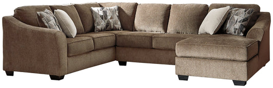 Graftin 3-Piece Sectional with Ottoman at Towne & Country Furniture (AL) furniture, home furniture, home decor, sofa, bedding