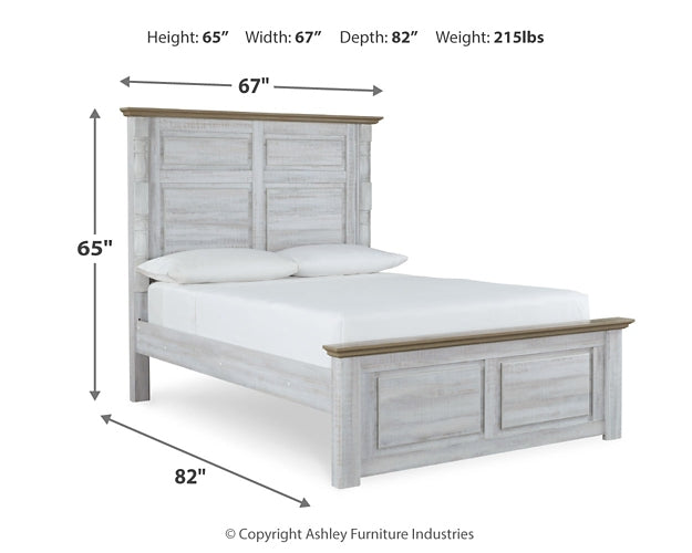 Haven Bay Queen Panel Bed with Dresser at Towne & Country Furniture (AL) furniture, home furniture, home decor, sofa, bedding