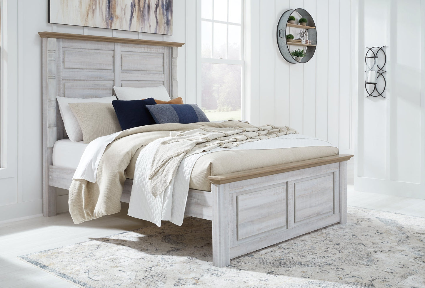 Haven Bay Queen Panel Bed with Dresser at Towne & Country Furniture (AL) furniture, home furniture, home decor, sofa, bedding