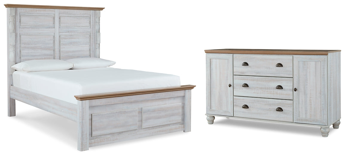 Haven Bay Queen Panel Bed with Dresser at Towne & Country Furniture (AL) furniture, home furniture, home decor, sofa, bedding