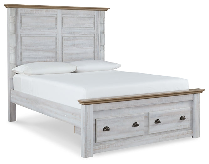 Haven Bay Queen Panel Storage Bed with Dresser, Chest and 2 Nightstands at Towne & Country Furniture (AL) furniture, home furniture, home decor, sofa, bedding