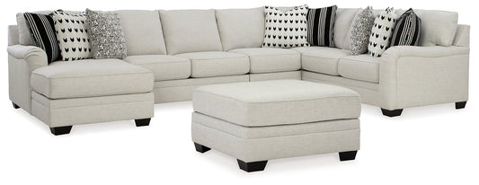 Huntsworth 5-Piece Sectional with Ottoman at Towne & Country Furniture (AL) furniture, home furniture, home decor, sofa, bedding