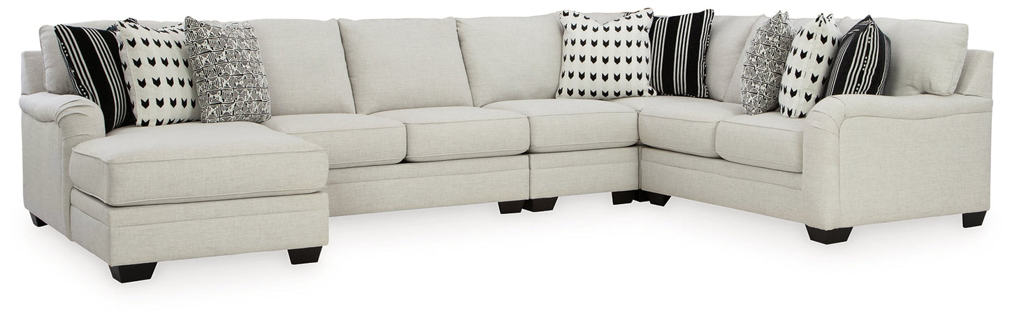 Huntsworth 5-Piece Sectional with Ottoman at Towne & Country Furniture (AL) furniture, home furniture, home decor, sofa, bedding