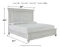 Kanwyn Queen Panel Bed with Mirrored Dresser, Chest and Nightstand at Towne & Country Furniture (AL) furniture, home furniture, home decor, sofa, bedding