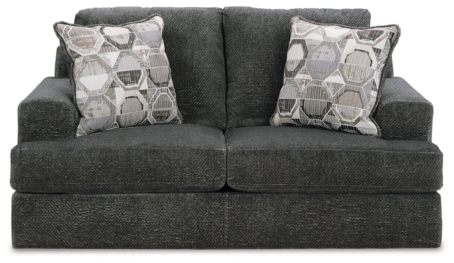 Karinne Loveseat at Towne & Country Furniture (AL) furniture, home furniture, home decor, sofa, bedding