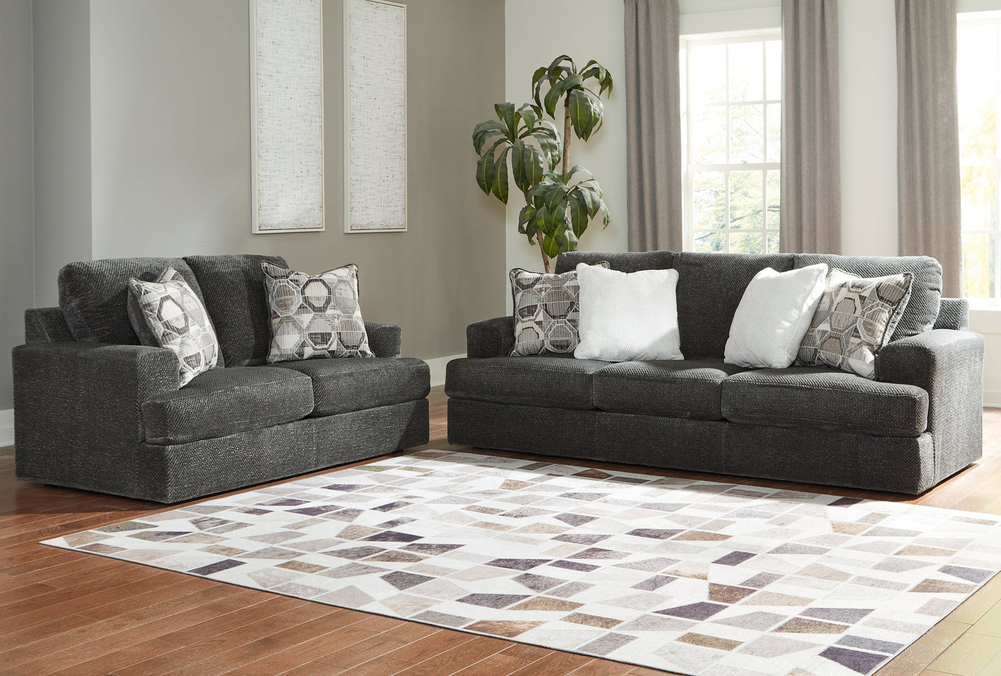 Karinne Sofa, Loveseat, Chair and Ottoman at Towne & Country Furniture (AL) furniture, home furniture, home decor, sofa, bedding