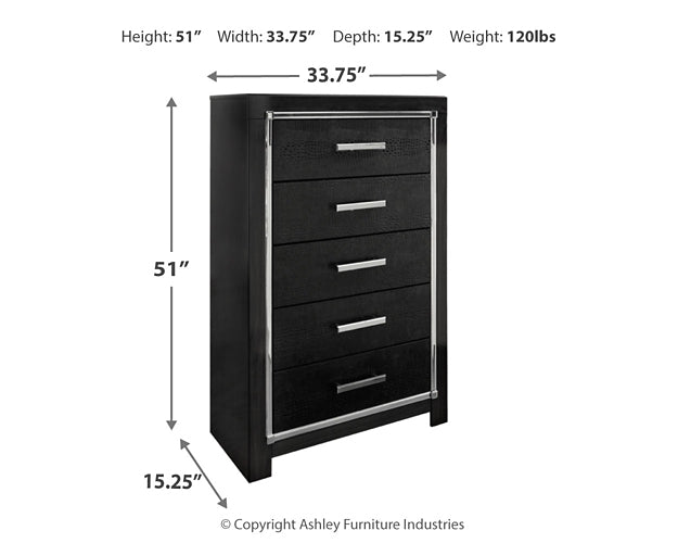 Kaydell King Upholstered Panel Headboard with Mirrored Dresser and Chest at Towne & Country Furniture (AL) furniture, home furniture, home decor, sofa, bedding