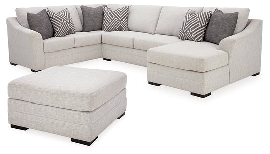 Koralynn 3-Piece Sectional with Ottoman at Towne & Country Furniture (AL) furniture, home furniture, home decor, sofa, bedding