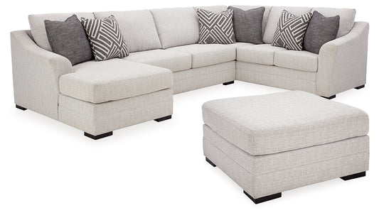 Koralynn 3-Piece Sectional with Ottoman at Towne & Country Furniture (AL) furniture, home furniture, home decor, sofa, bedding