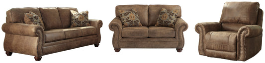 Larkinhurst Sofa, Loveseat and Recliner at Towne & Country Furniture (AL) furniture, home furniture, home decor, sofa, bedding