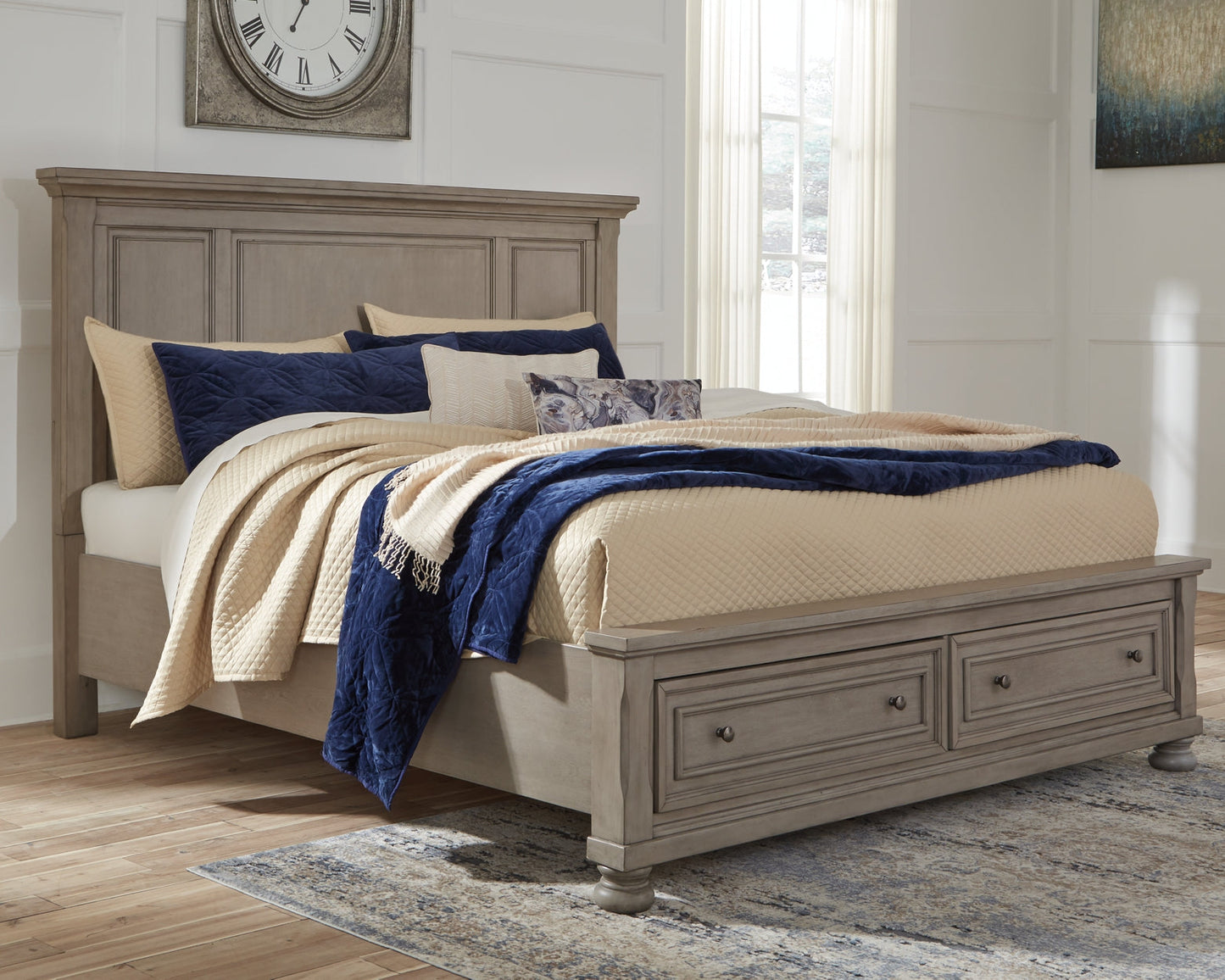 Lettner  Panel Storage Bed at Towne & Country Furniture (AL) furniture, home furniture, home decor, sofa, bedding