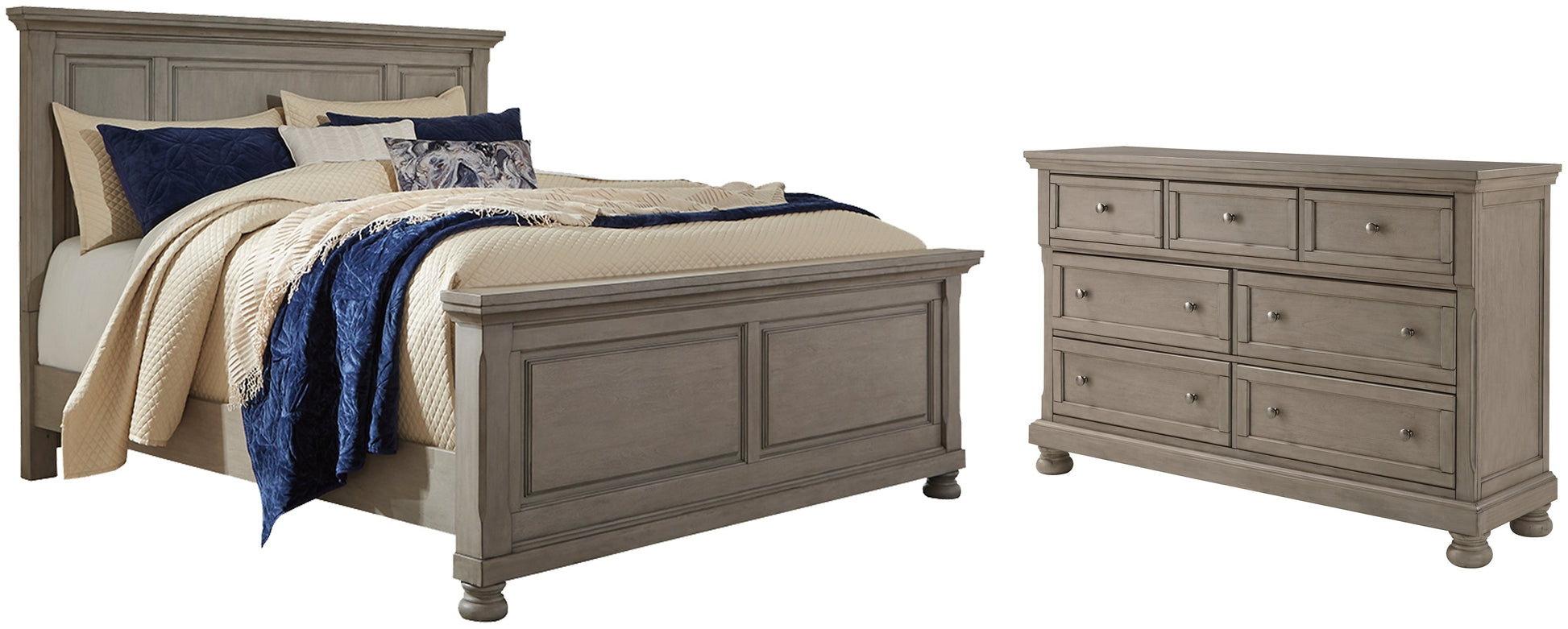 Lettner Queen Panel Bed with Dresser at Towne & Country Furniture (AL) furniture, home furniture, home decor, sofa, bedding