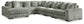 Lindyn 6-Piece Sectional with Ottoman at Towne & Country Furniture (AL) furniture, home furniture, home decor, sofa, bedding