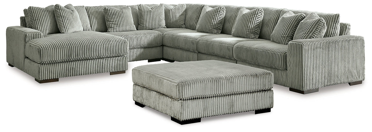 Lindyn 6-Piece Sectional with Ottoman at Towne & Country Furniture (AL) furniture, home furniture, home decor, sofa, bedding