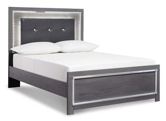 Lodanna King Panel Bed with Dresser at Towne & Country Furniture (AL) furniture, home furniture, home decor, sofa, bedding