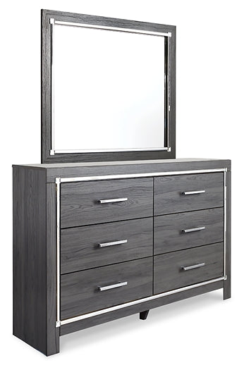 Lodanna Queen Panel Bed with Mirrored Dresser and Nightstand at Towne & Country Furniture (AL) furniture, home furniture, home decor, sofa, bedding