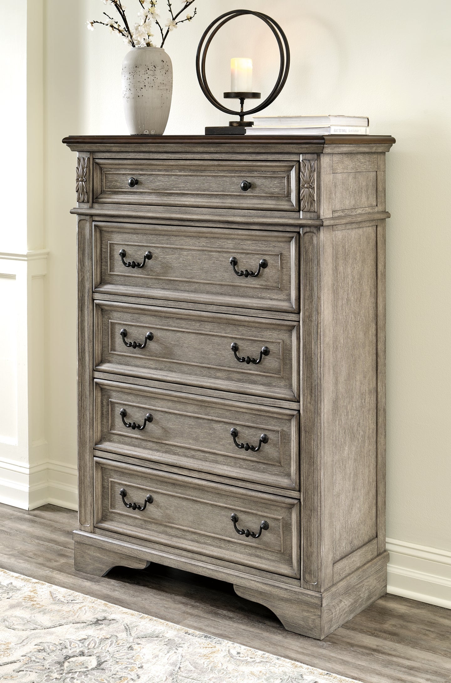 Lodenbay California King Panel Bed with Mirrored Dresser, Chest and Nightstand at Towne & Country Furniture (AL) furniture, home furniture, home decor, sofa, bedding