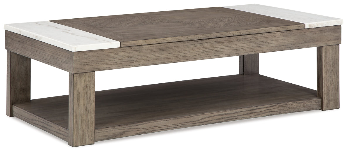 Loyaska Lift Top Cocktail Table at Towne & Country Furniture (AL) furniture, home furniture, home decor, sofa, bedding