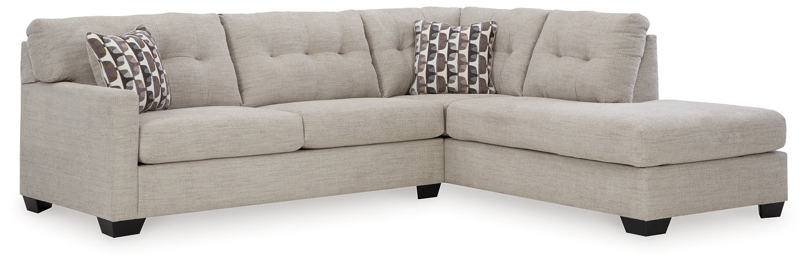 Mahoney 2-Piece Sectional with Ottoman at Towne & Country Furniture (AL) furniture, home furniture, home decor, sofa, bedding