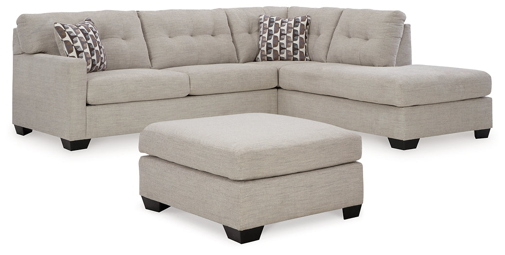 Mahoney 2-Piece Sectional with Ottoman at Towne & Country Furniture (AL) furniture, home furniture, home decor, sofa, bedding