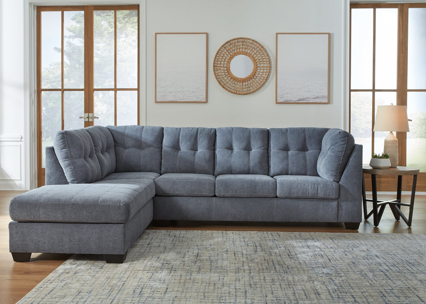 Marleton 2-Piece Sectional with Chaise at Towne & Country Furniture (AL) furniture, home furniture, home decor, sofa, bedding