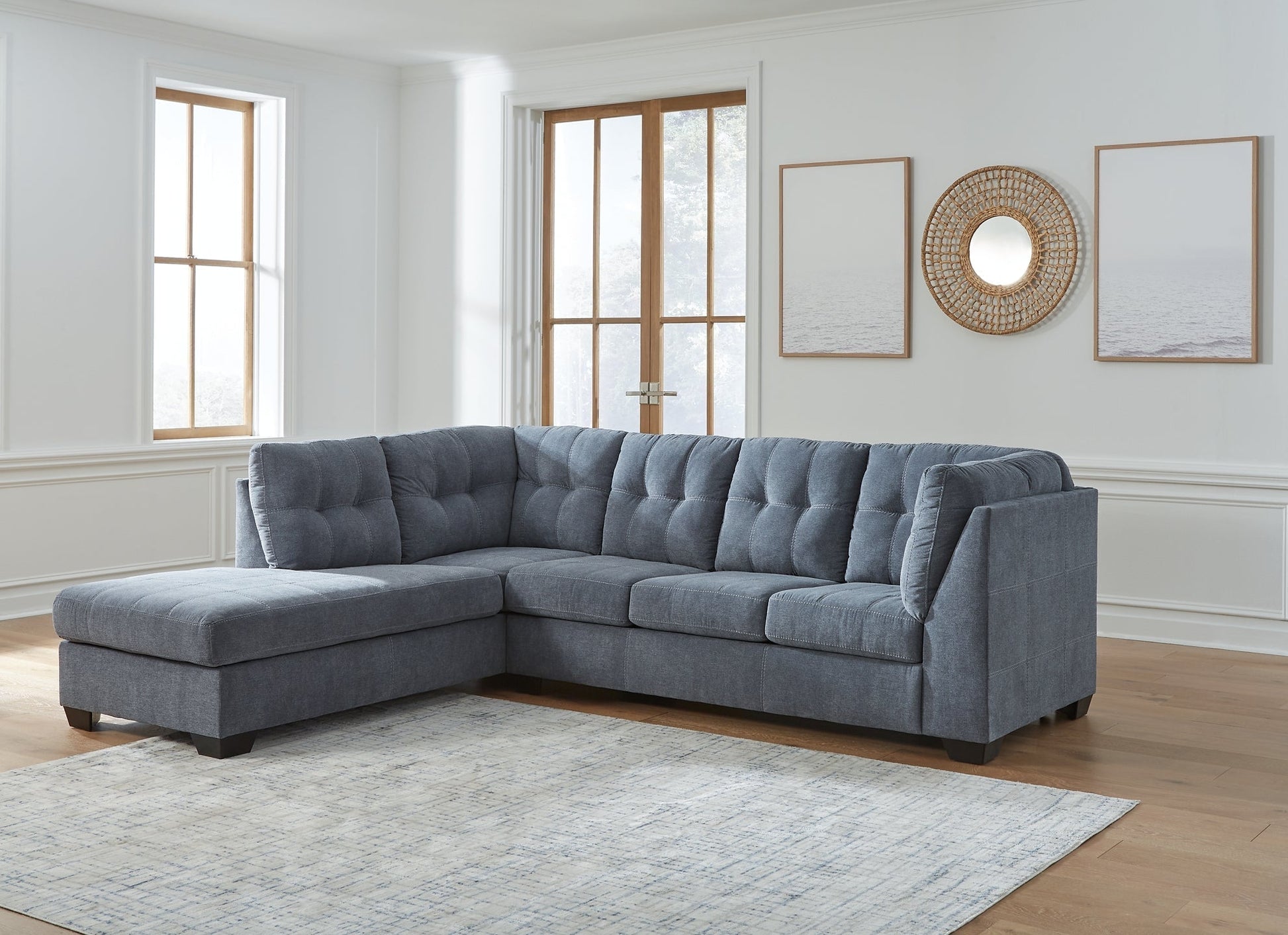 Marleton 2-Piece Sectional with Chaise at Towne & Country Furniture (AL) furniture, home furniture, home decor, sofa, bedding