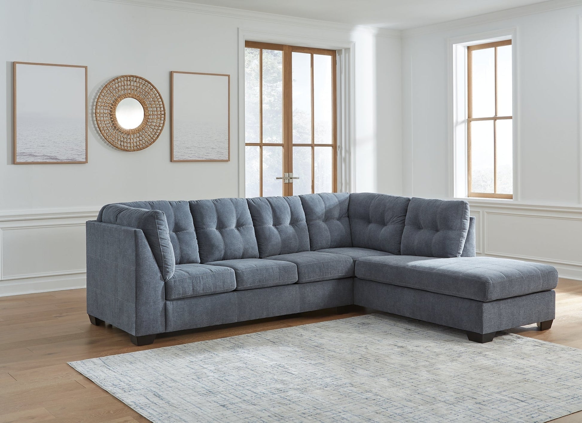 Marleton 2-Piece Sectional with Chaise at Towne & Country Furniture (AL) furniture, home furniture, home decor, sofa, bedding