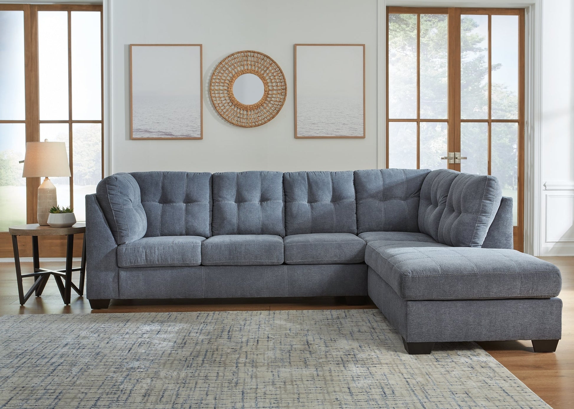 Marleton 2-Piece Sectional with Chaise at Towne & Country Furniture (AL) furniture, home furniture, home decor, sofa, bedding